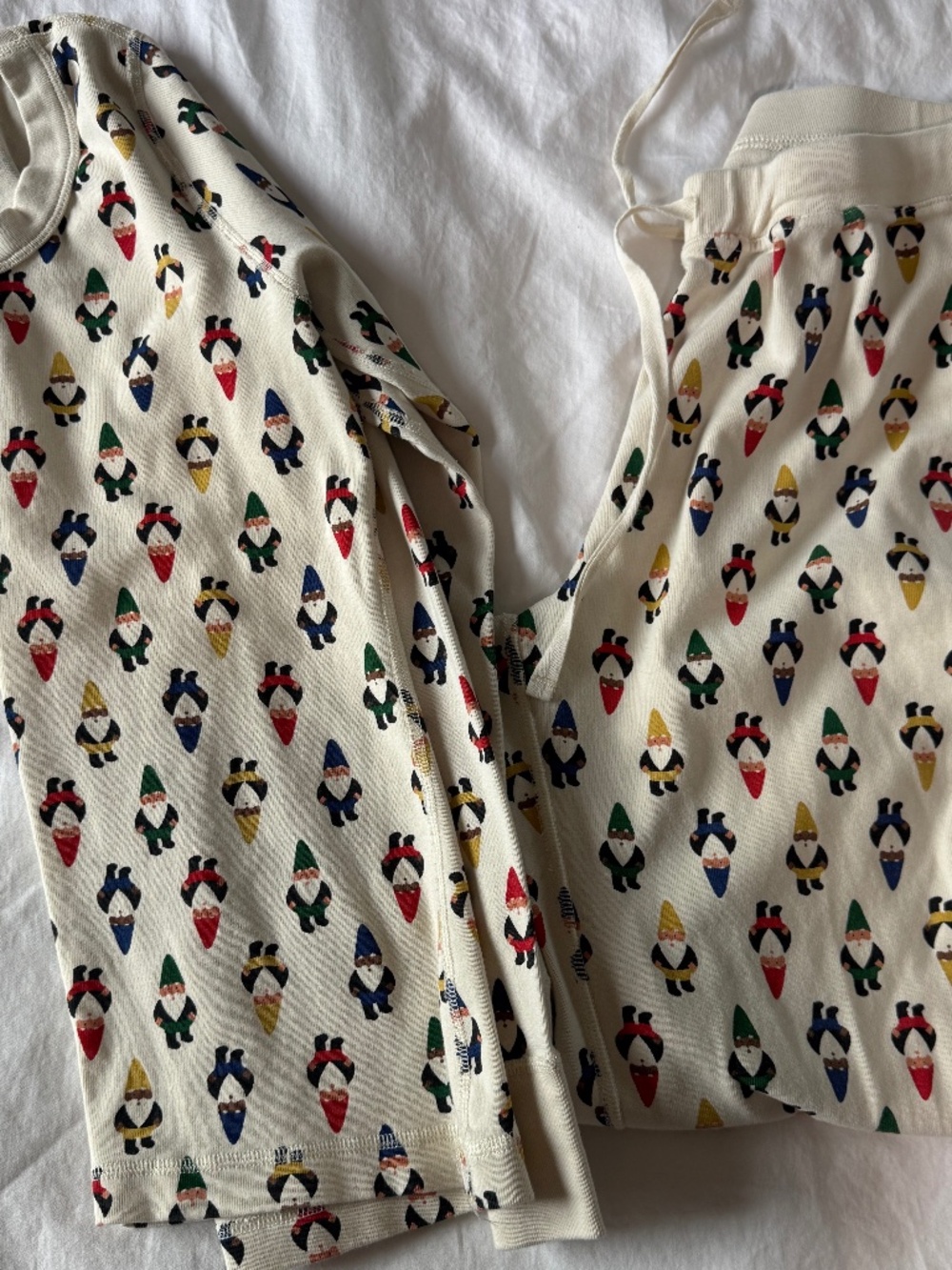 Hanna Andersson gnome holiday Christmas pajama set